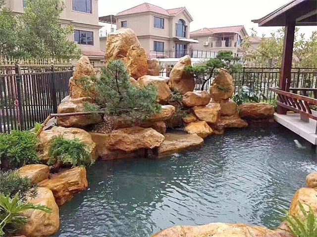 扬州室内水景设计鱼池